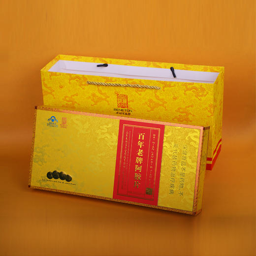 东阿百年堂黄龙纹百年老牌阿胶片 商品图3