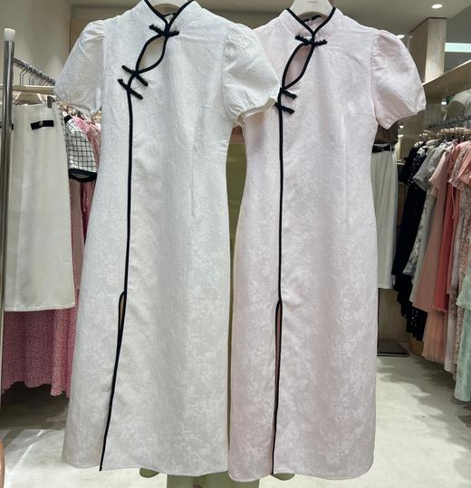 【门店同款】ENJOY夏季名媛提花旗袍长裙 150774335 商品图0