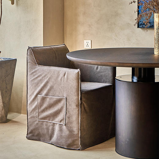 Nora 扶手餐椅 | 皮布面料可选，详询客服 商品图2