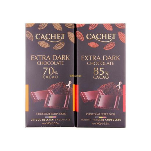 CACHET凯撒70%黑巧克力（JK）100g/块 商品图0