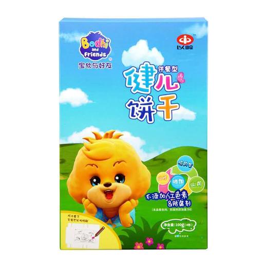 以岭伴餐型健儿饼干100g/盒 商品图0