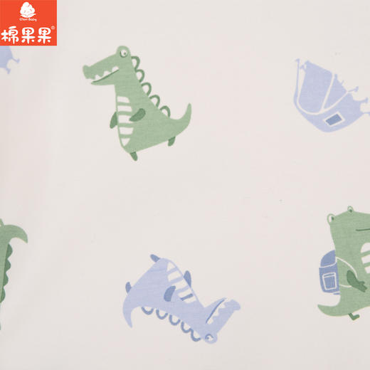 棉果果专柜同款春季新品内衣家居男宝5A抗菌莫代尔套头套装M111302424728 商品图5