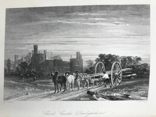 1871年 司各特《约婚夫妇》 约7幅版画插图 真皮精装32开 商品图6