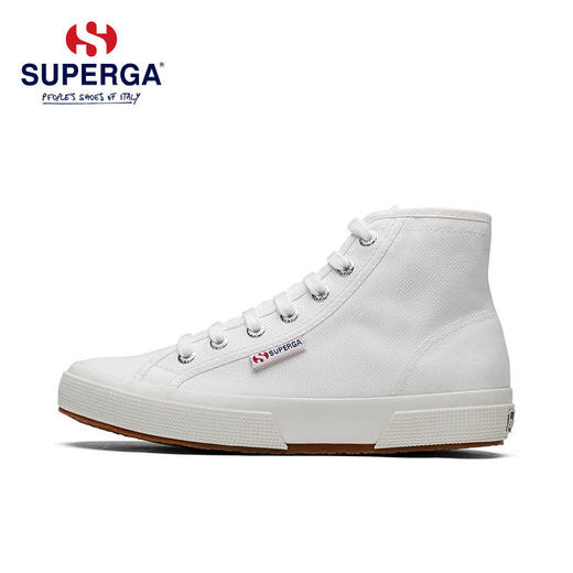 【2026新春专享】SUPERGA高帮帆布鞋女2020秋季新款板鞋白色小白鞋百搭（瑕疵品不退不换） 商品图1