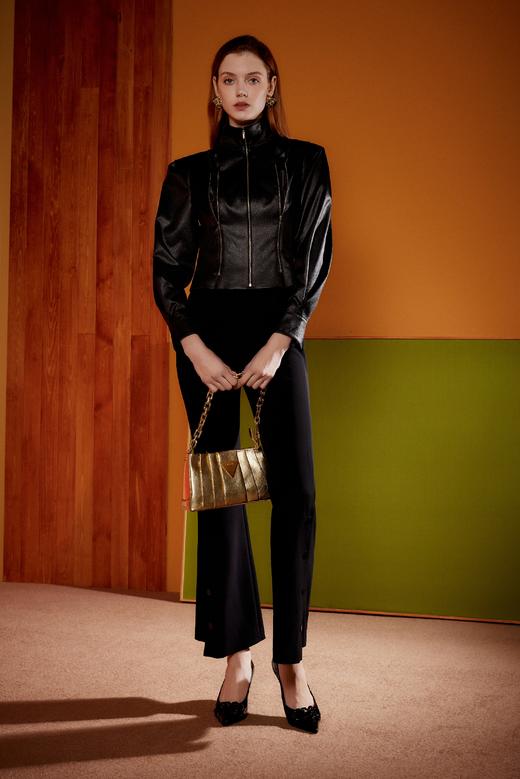 SAFICOO【无边】系列 时尚率性 纵向线条设计 视觉显瘦外套 商品图2