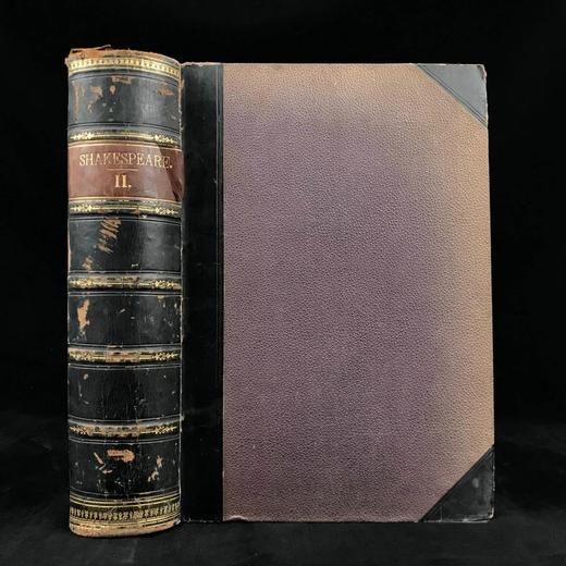 1859年 莎士比亚作品集（卷2） 约翰·吉尔伯特数百幅插图 皮装16开 商品图0