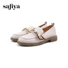 Safiya/索菲娅2024春季小众气质珍珠饰带百搭通勤英伦粗跟单鞋 SF41112084 商品缩略图9