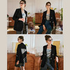 OLrain欧芮儿黑色西装女早春2024新款简约气质设计感休闲短外套 商品缩略图4