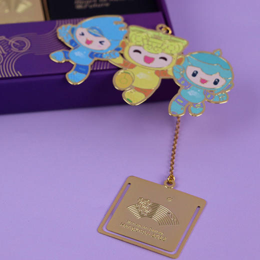 (特价清仓)杭州第19届亚运会特许商品致敬亚运金属书签 商品图3