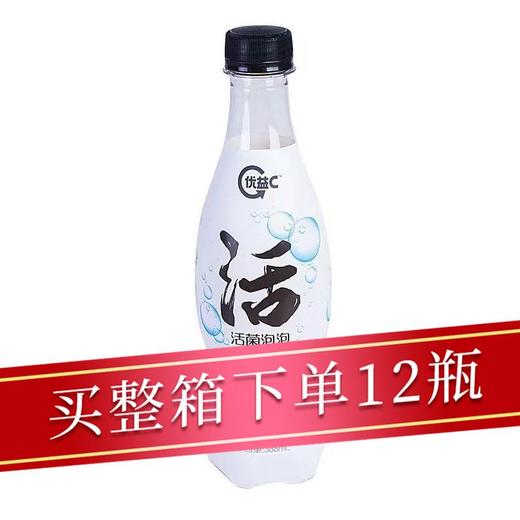 蒙牛优益C原味气泡饮料388ml/瓶 商品图0