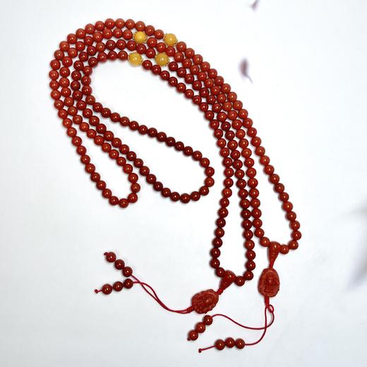 南红玛瑙项链-宝宝佛流苏蜜蜡圆珠7 商品图0
