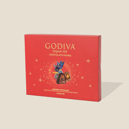 歌帝梵臻粹巧克力礼盒精选20颗装（红色）200g 商品图0