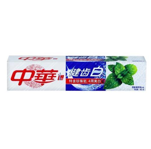 中华健齿白薄荷味牙膏90g/支 商品图0