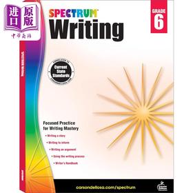 【中商原版】光谱练习册 写作系列 6年级 Carson Dellosa Spectrum Writing Grade 6 美国CarsonDellosa 英文原版进口小学教辅