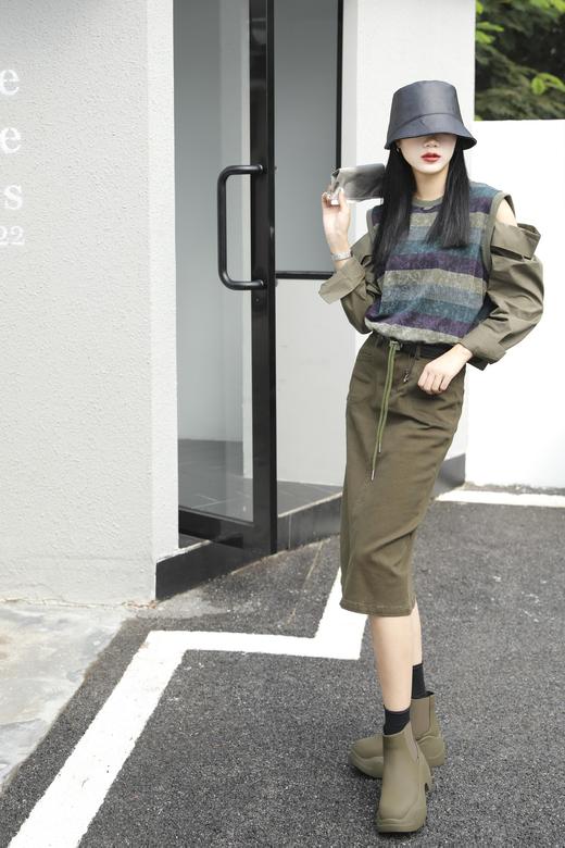 09849#A字中裙 商品图3