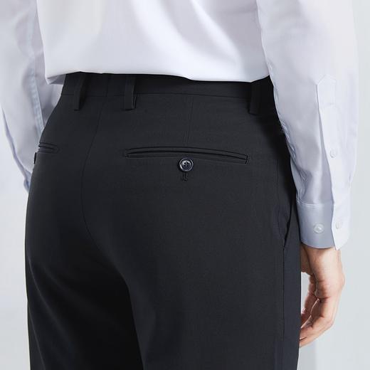 【瞬间凉感】柒牌直筒西裤男2024夏季薄款修身商务正装西装长裤子	126H70970 商品图2