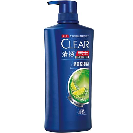 清扬男士去屑洗发露清爽控油型蓝瓶650ML/瓶 商品图0