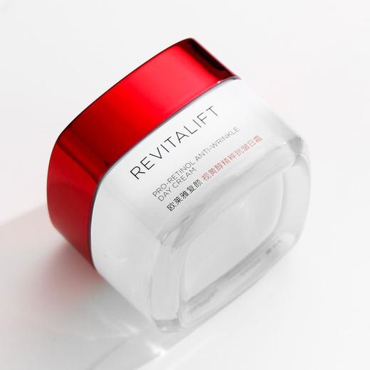 欧莱雅面霜大红罐复颜视黄醇抗皱日霜50ml紧致滋润保湿护肤品 商品图5