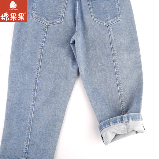 棉果果专柜同款春季新品男童弹力牛仔长裤M112200224064 商品图3