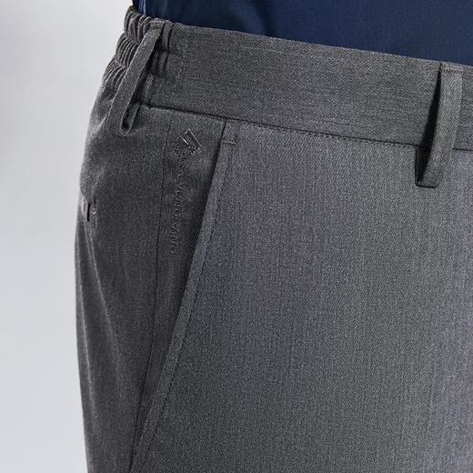 【含莫代尔】柒牌男装西裤男春夏新款商务通勤正装绣花直筒长裤子	126H72270 商品图2