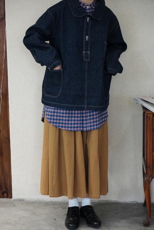 ORDINARY FITS 度假风套头式牛仔长袖衬衫 商品图3