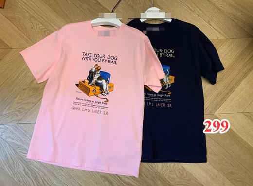 【门店同款】ENJOY2023年夏季英式复古小狗T 150579821 商品图0