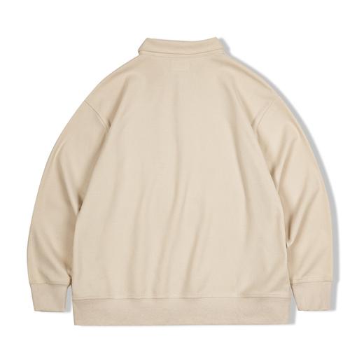 【炫酷纹针织 立体有型】半开襟立领长袖卫衣 商品图6