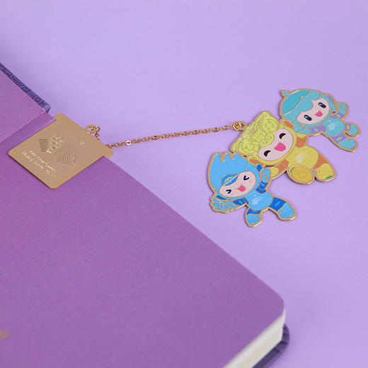 (特价清仓)杭州第19届亚运会特许商品致敬亚运金属书签 商品图4