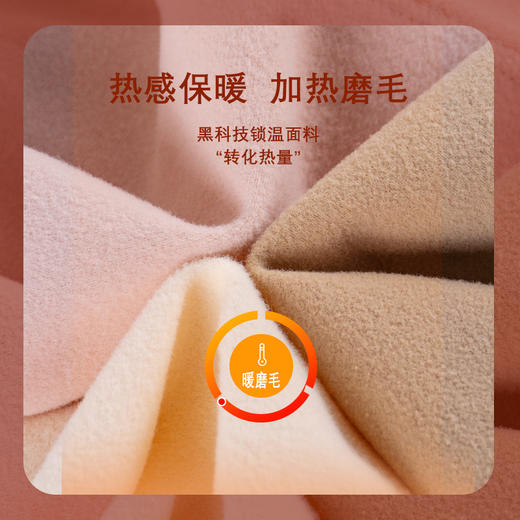 【暖小裤6条礼盒装 】 软! 柔 ! 暖! 丝绒高腰磨毛内裤 3A聚乳酸纤维 收腹提臀 软糯透气 亲肤舒适 无痕高弹 6条/盒 商品图3