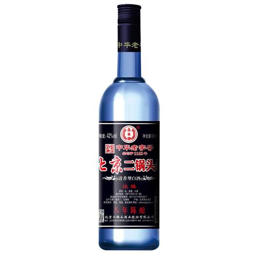北京二锅头蓝瓶42度500ml/瓶 商品图0