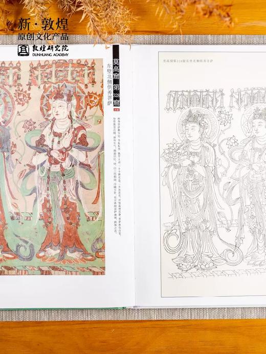 敦煌研究院 敦煌壁画填彩绘本 博物馆文创鉴赏收藏礼品套装 商品图2