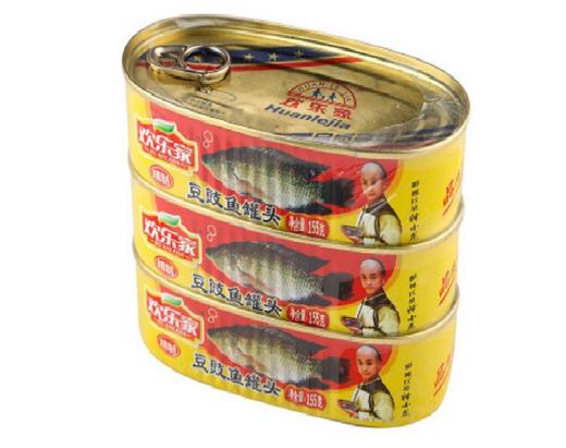 欢乐家豆豉鱼罐头组合装(组)155g*3 商品图0