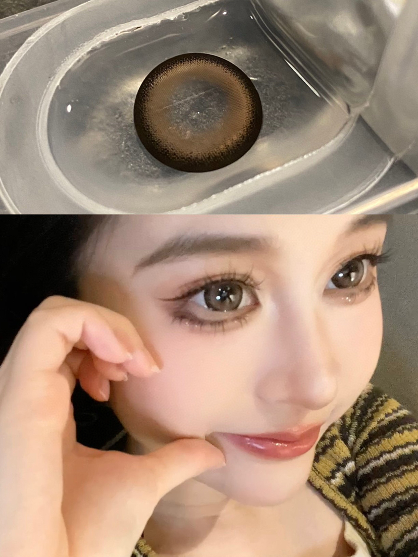 月抛 Focus Moon 小熊很忙 14.5 粗边狗狗眼