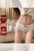 <曾小咸推荐>巨折清仓秒杀，稀有现货24小时发【仅限今日】【贴身衣物不退不换】女装棉质中腰内裤女初秋新款日系甜美少女风无痕薄款三角裤 商品缩略图5