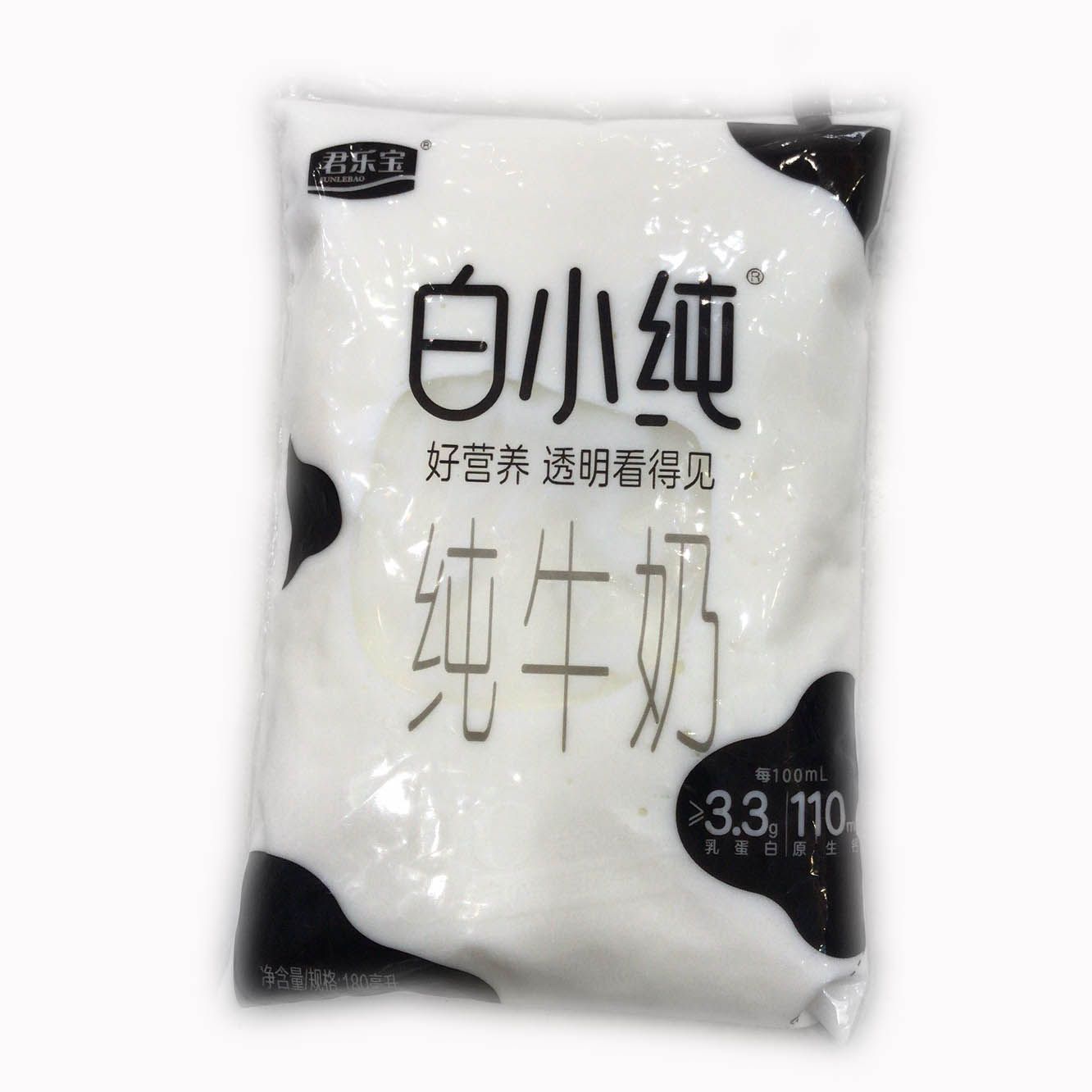 君乐宝纯牛奶180ml/袋