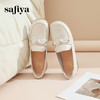Safiya/索菲娅2024春季复古圆头休闲百搭软底一脚蹬坡跟单鞋 SF41111136 商品缩略图8