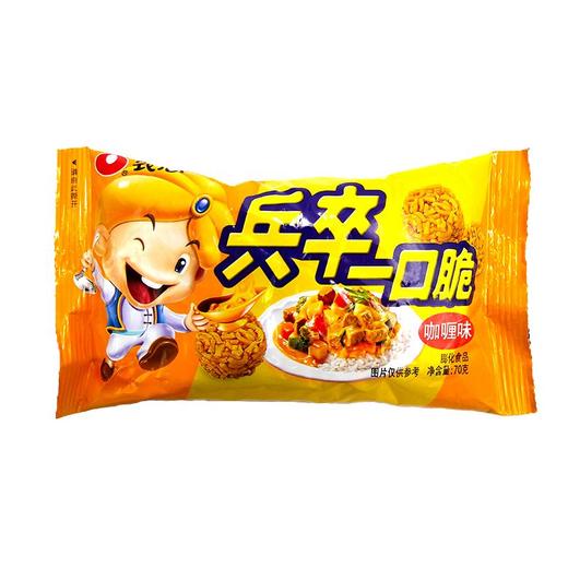 兵卒一口脆(咖喱味)(袋)70g 商品图0