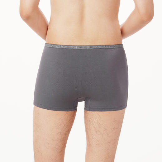 都市丽人都市锋尚简约基础内裤男40S棉拉架男士内裤平角内裤FK4CC8 商品图3