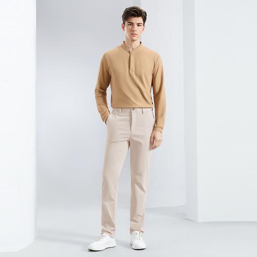 柒牌男装休闲裤男2024春季新款商务通勤中青年耐穿舒适直筒长裤子	126H71460 商品图3