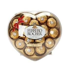 费列罗榛果威化巧克力15粒心型装187.5g/盒