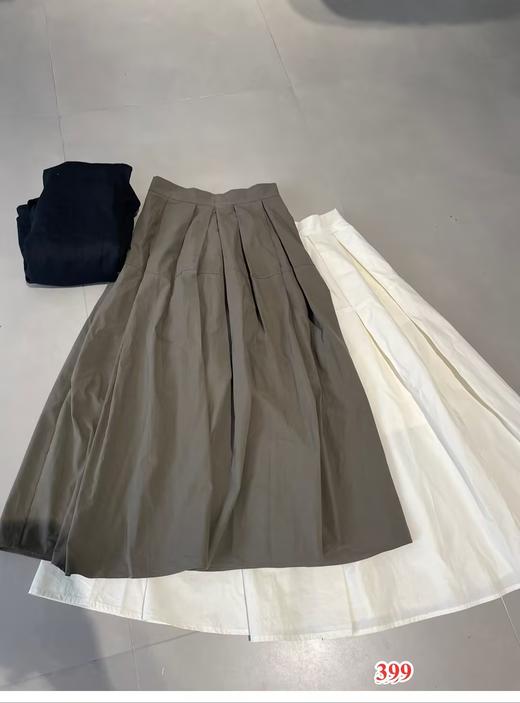 【门店同款】ENJOY秋季纯色压褶伞裙 153949655 商品图0