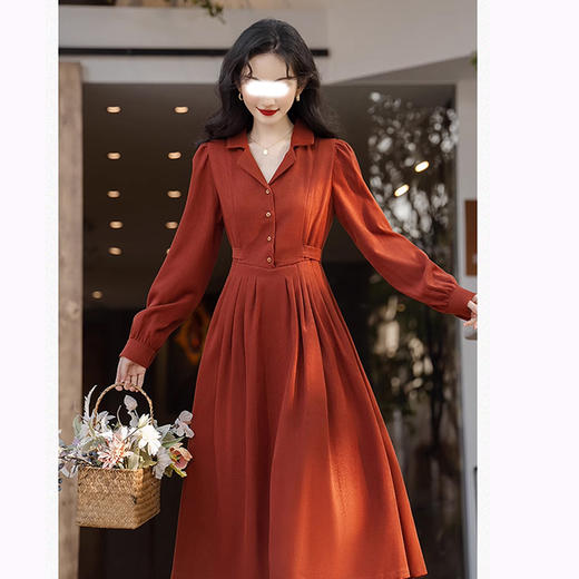 裁缝学苑AQ232新款长裙女法式复古赫本风连衣裙纸样女装裙子样板 商品图4