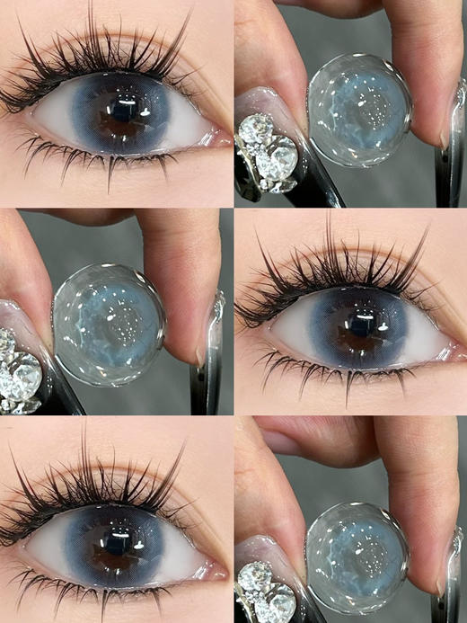 月抛 Jellydoll 冰玉蓝14.2着色13.5 商品图0