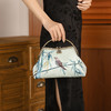 重工刺绣手提包，中国风旗袍宴会汉服手提包JX-一雀两竹 商品缩略图0