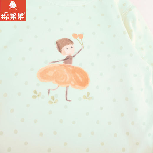 棉果果专柜同款春季新品内衣家居女宝5A抗菌莫代尔套头套装M121302424724 商品图1