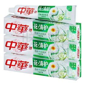 中华花清护清菊沁莲味牙膏90g/支