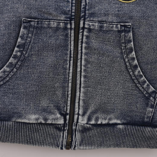 棉果果专柜同款春季新品男童纯棉针织牛仔马夹M112171224044 商品图1