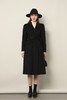 ESTELLICA 黑色简约翻领高级感大衣外套 17682 商品缩略图1
