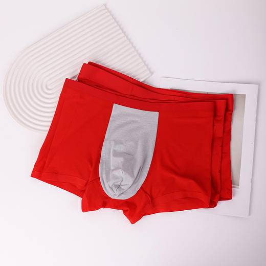 【活动商品，不退不换】［一盒三条装］开年红内裤 好运一整年 鸿运当头内裤 男女可选～ 商品图5