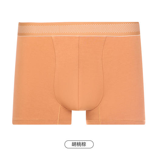 都市丽人都市锋尚简约基础内裤男40S棉拉架男士内裤平角内裤FK4CB2 商品图10